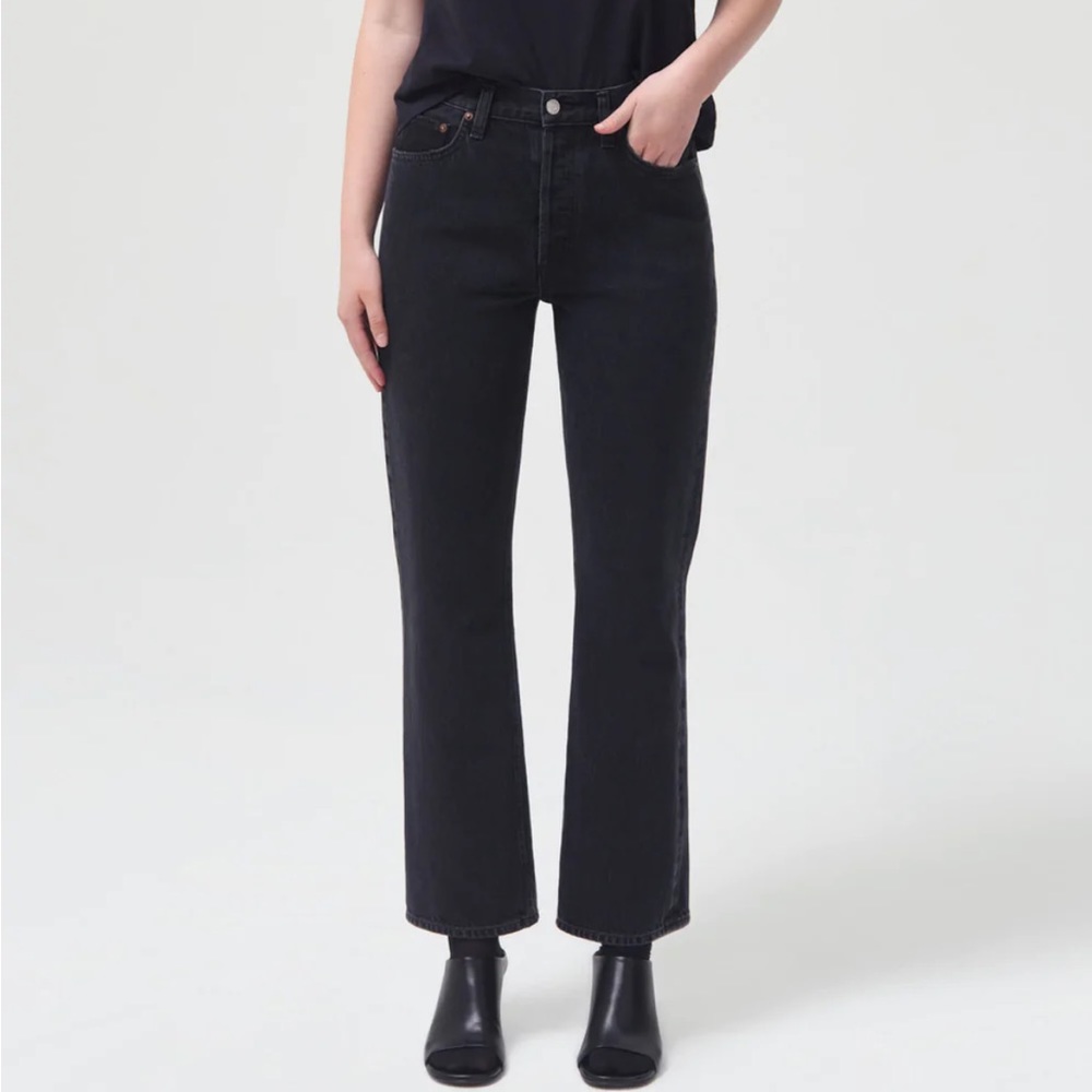 Agolde Mid Rise Relaxed Boot Jeans